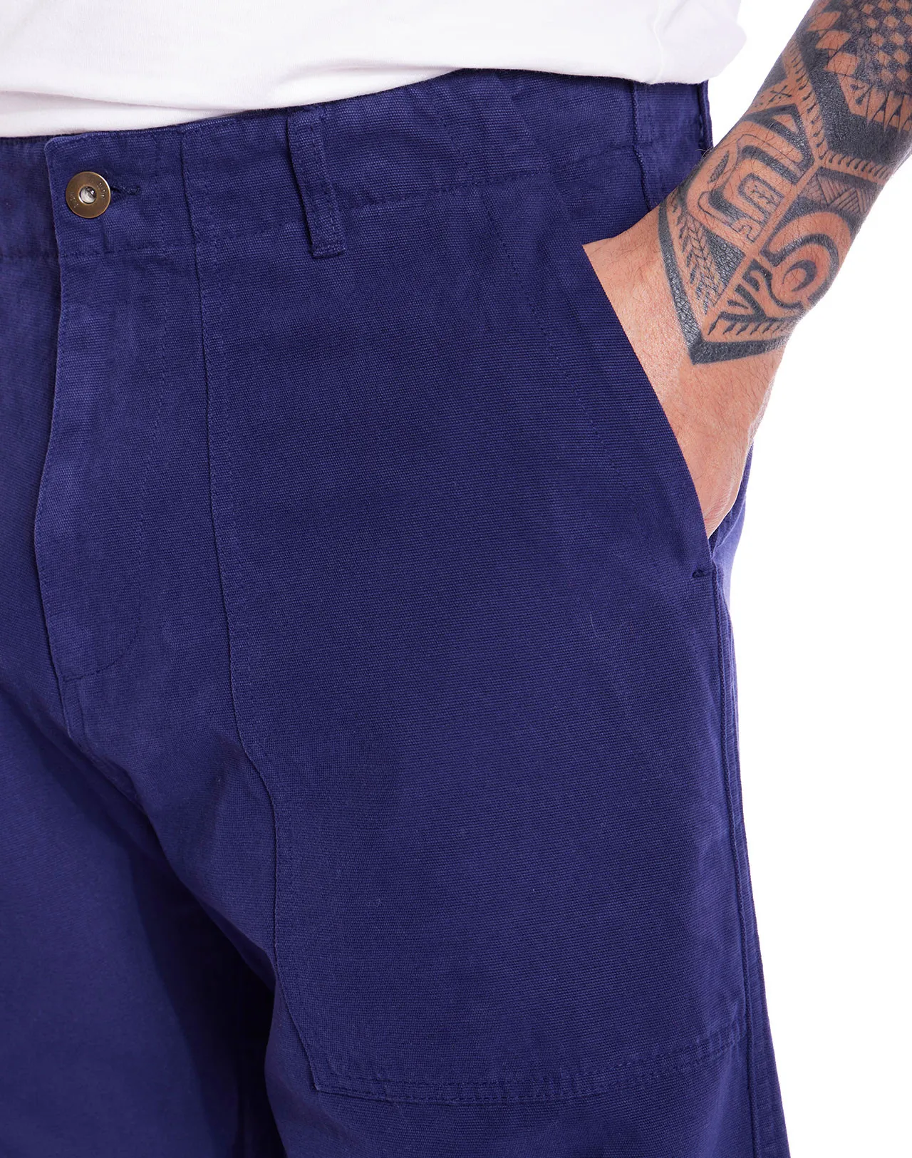 Pantalon Gamal Taille 36 US Couleurs Bleu Marine