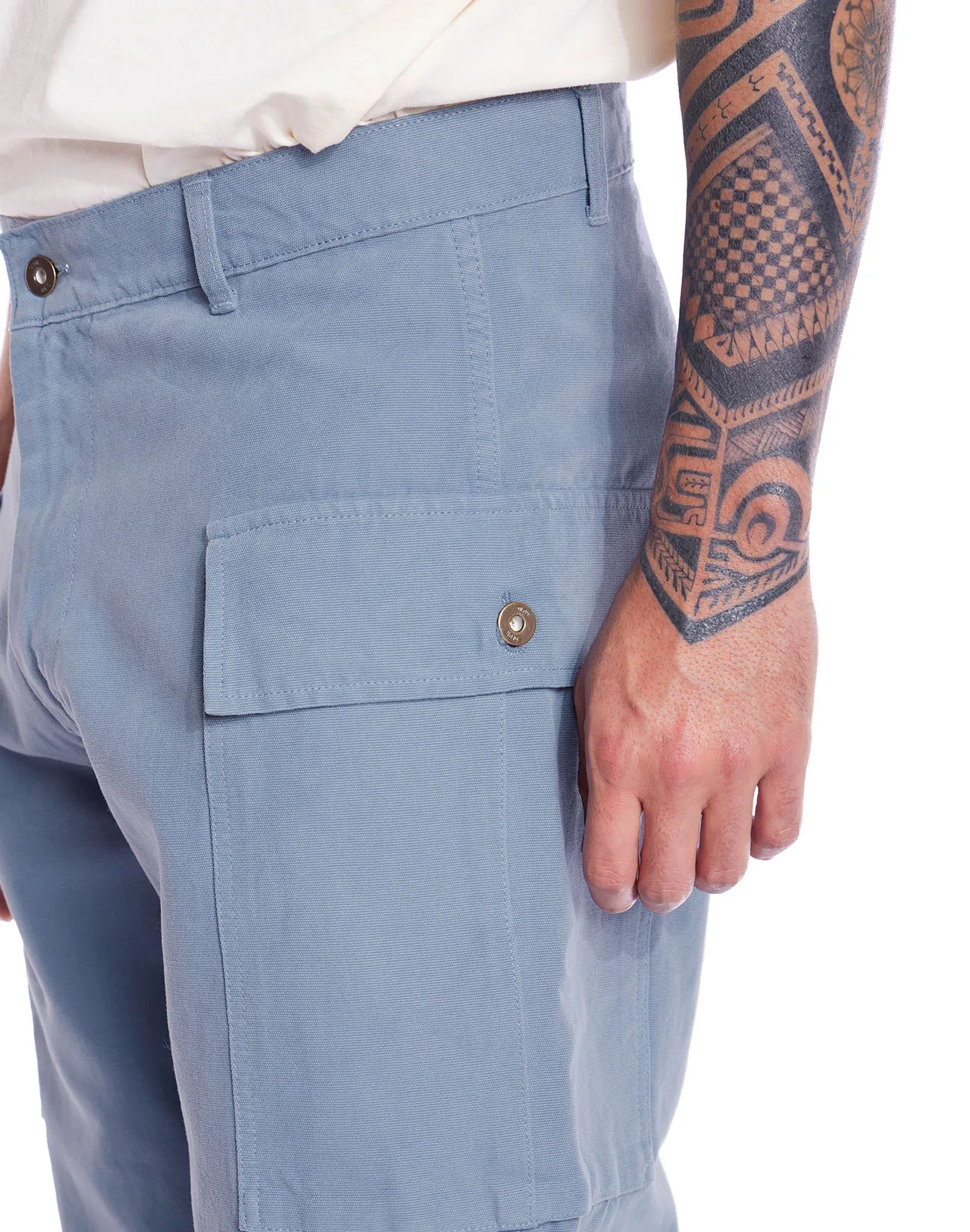 Pantalon Romero Taille 36 US Couleurs Bleu Gris