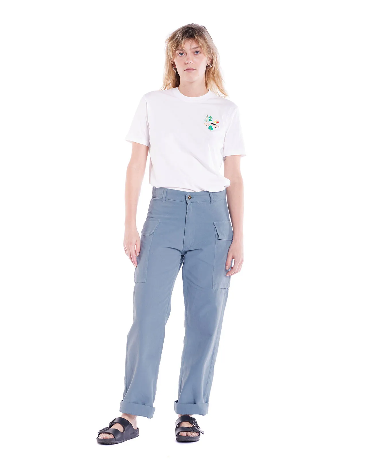 Pantalon Romero Taille 36 US Couleurs Bleu Gris