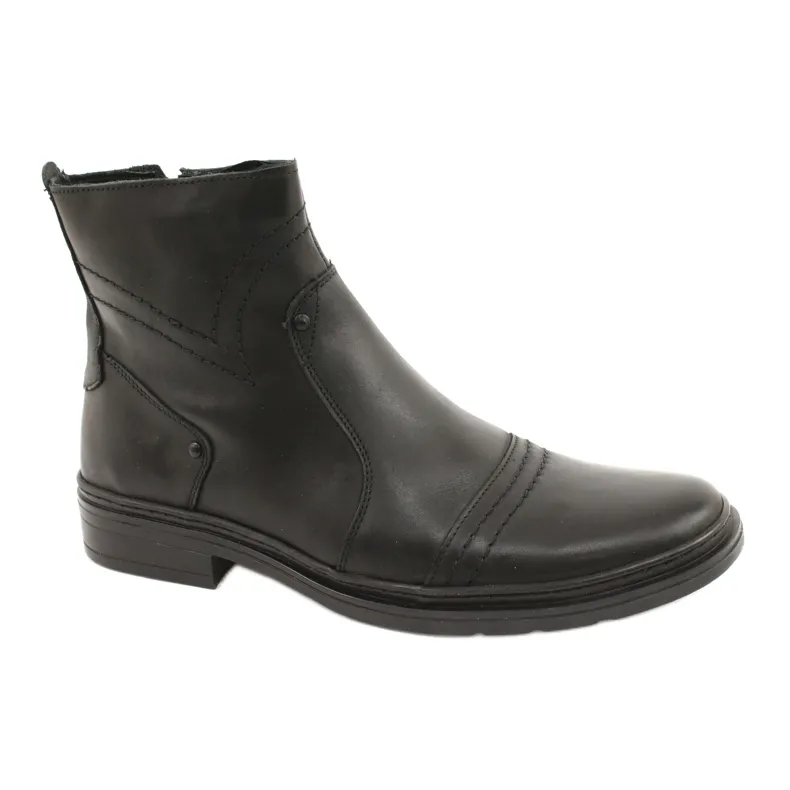 Polbut Bottines Chelsea hiver homme 252 noir le noir