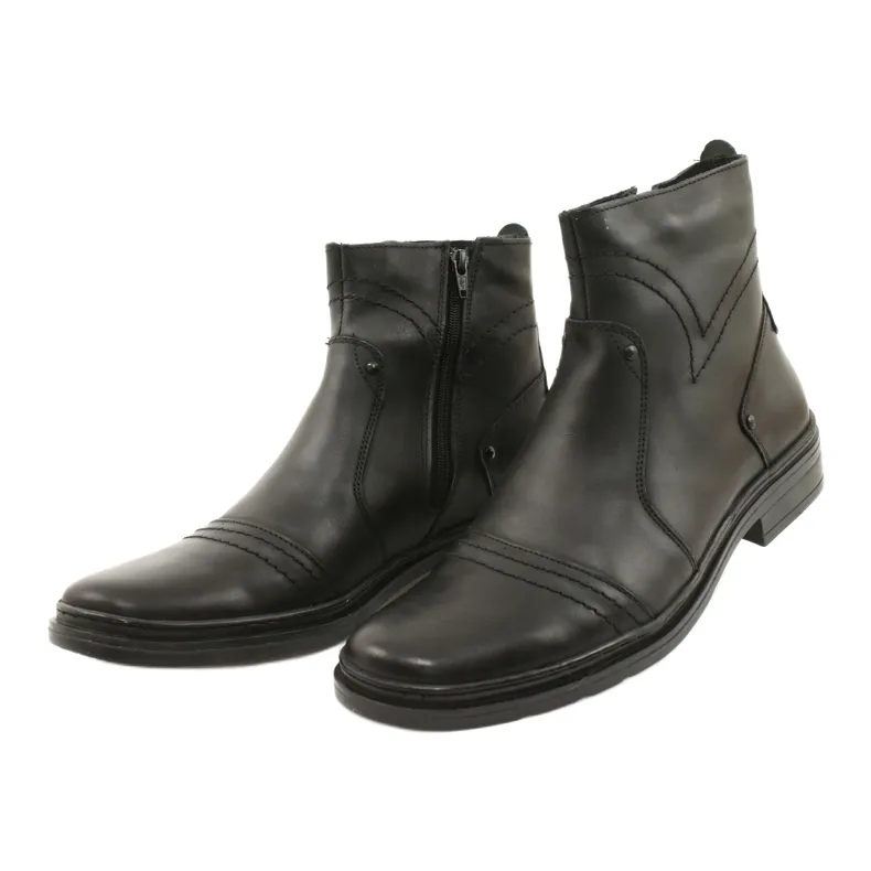 Polbut Bottines Chelsea hiver homme 252 noir le noir