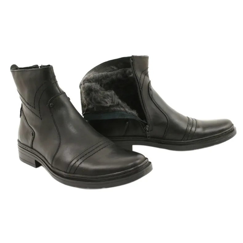 Polbut Bottines Chelsea hiver homme 252 noir le noir