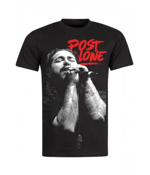 POST MALONE - T-SHIRT NOIR LIVE 2017