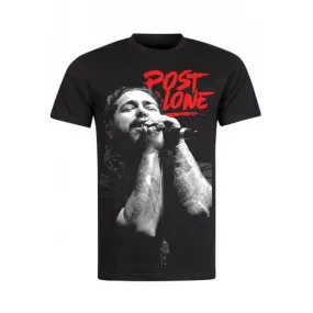 POST MALONE - T-SHIRT NOIR LIVE 2017