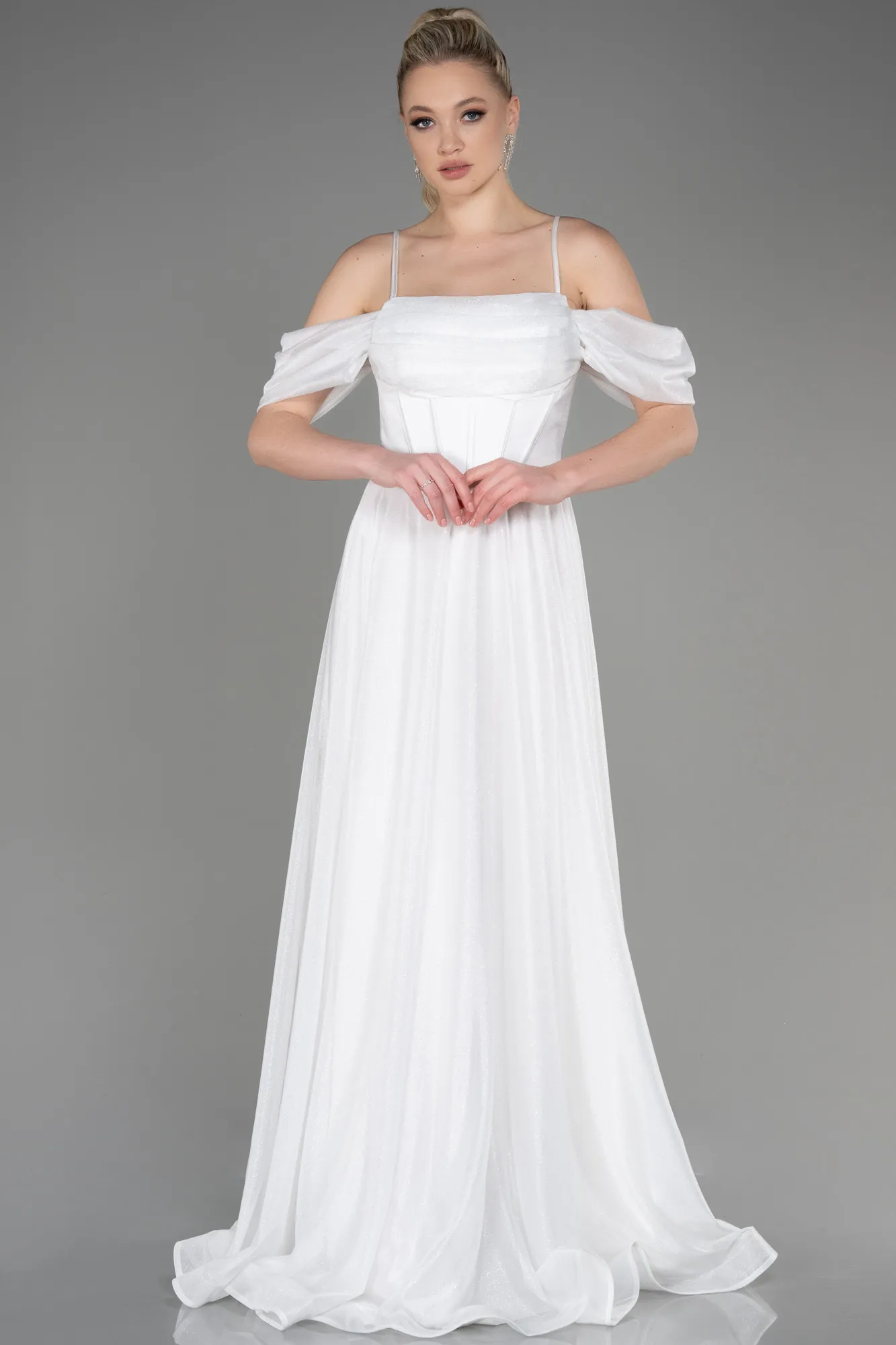 Robe de Soirée Longue Lavande ABU3767