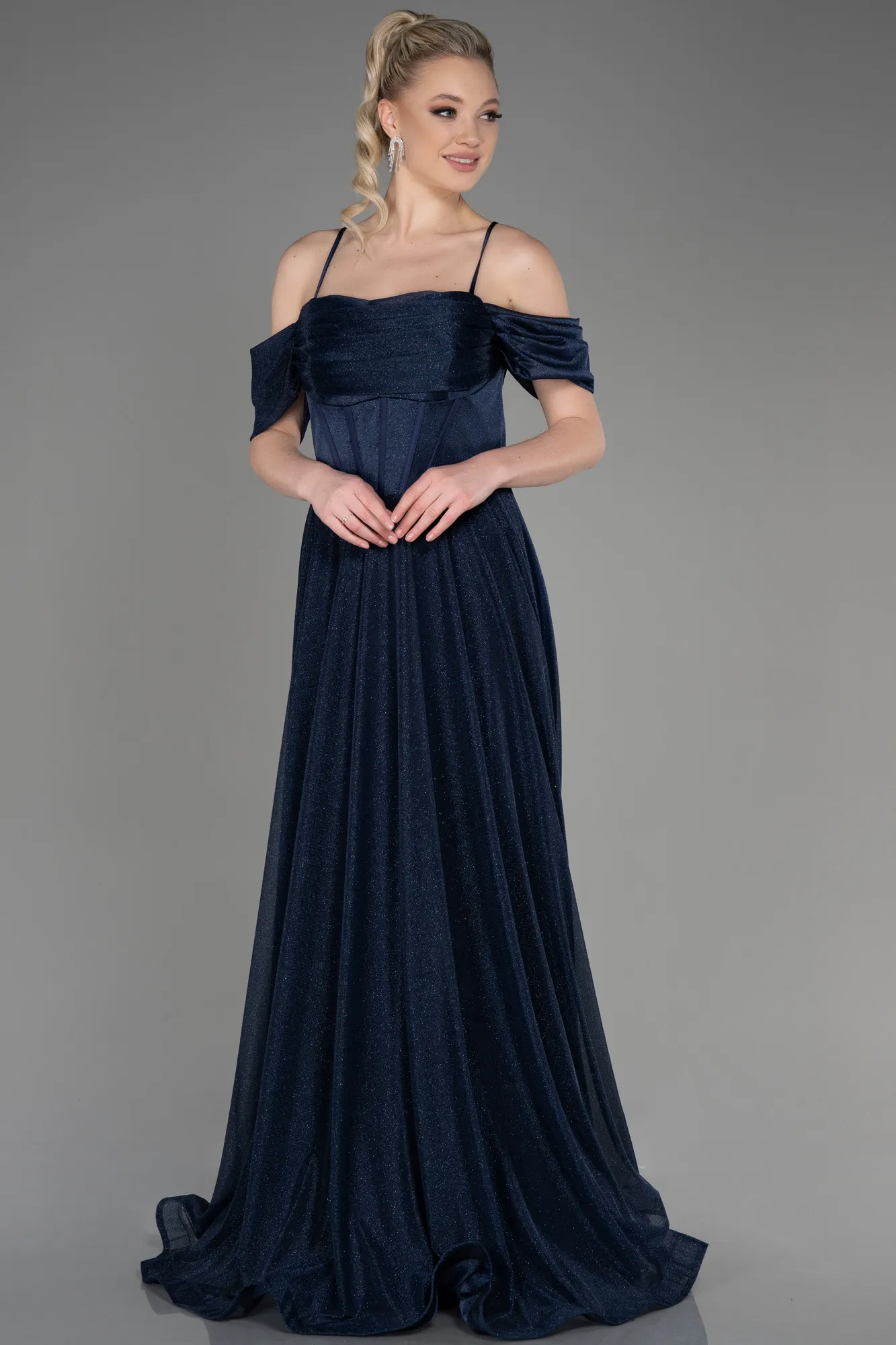 Robe de Soirée Longue Lavande ABU3767