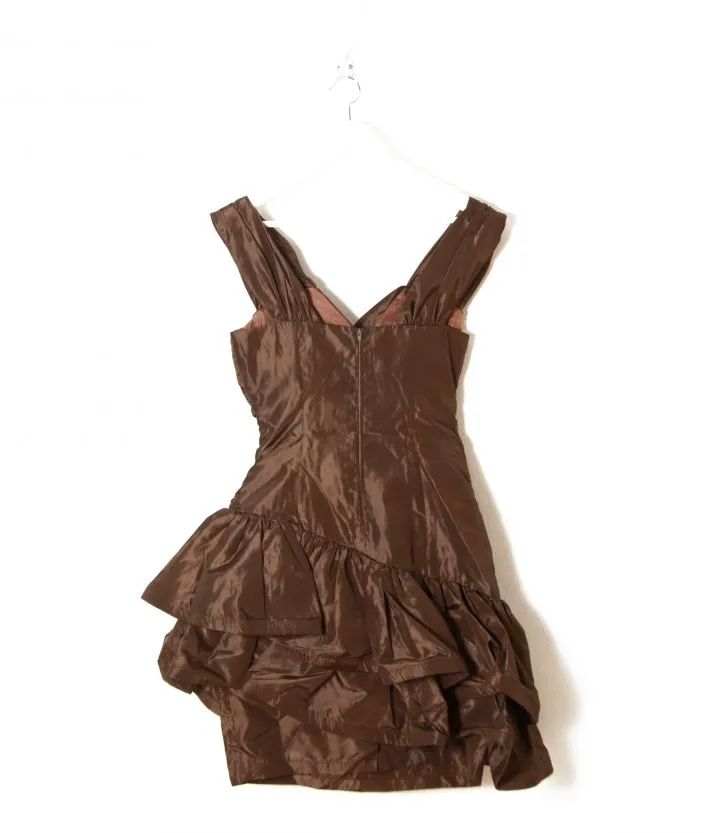 Robe de Soirée Marron