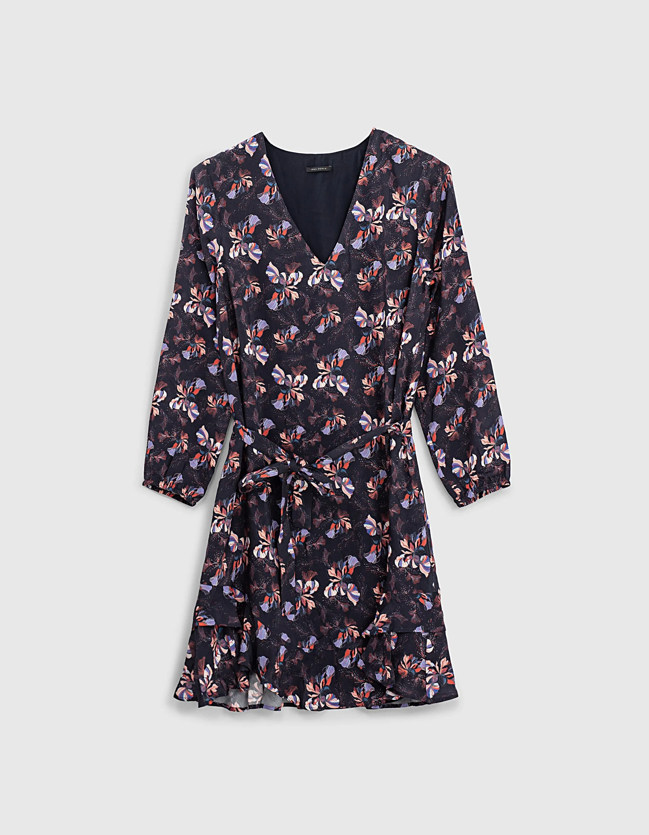 Robe florale manches longues viscose Ecovero® femme