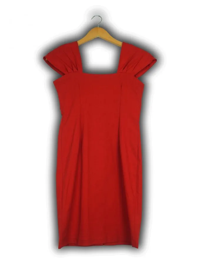 Robe unie rouge