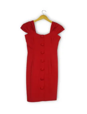 Robe unie rouge