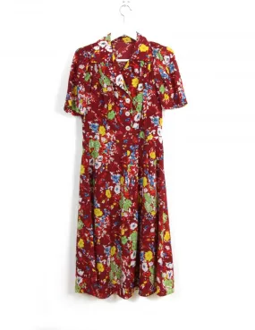 Robe à Fleur Rouge