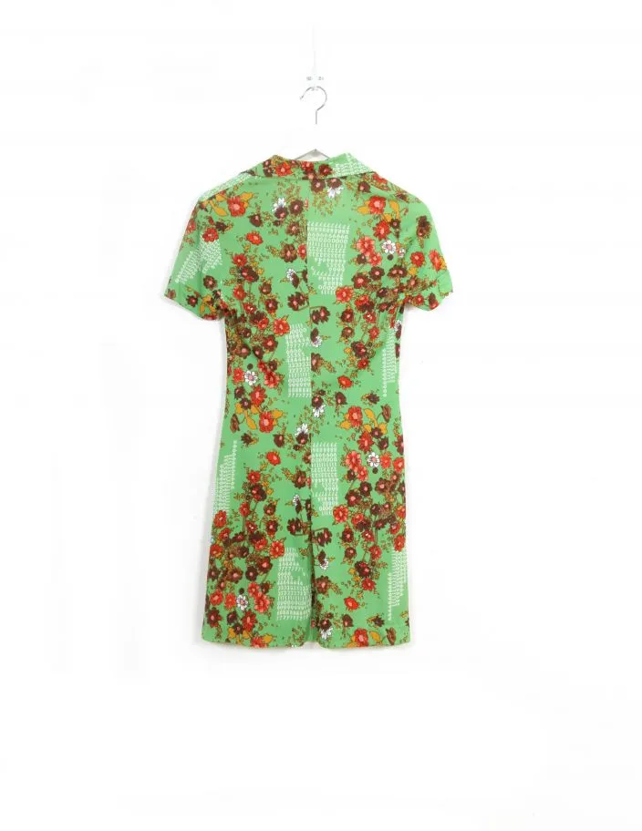 Robe à Fleur Verte