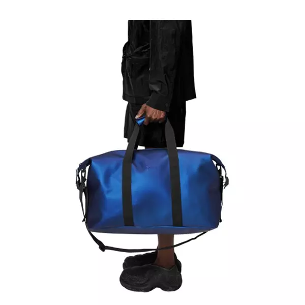 Sac de voyage imperméable Rains Hilo Weekend Bag Storm / Bleu