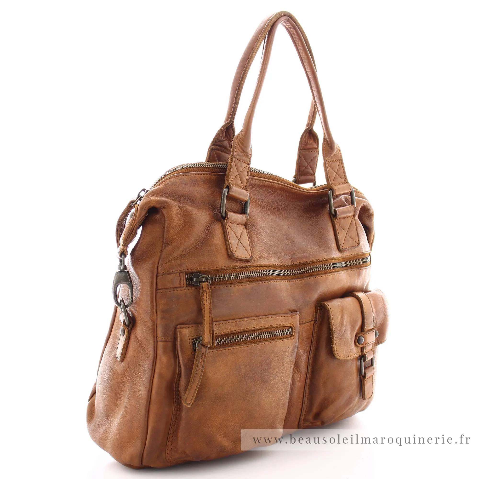 Sac Porté Epaule Gianni Conti Multipoche Cuir 4203397