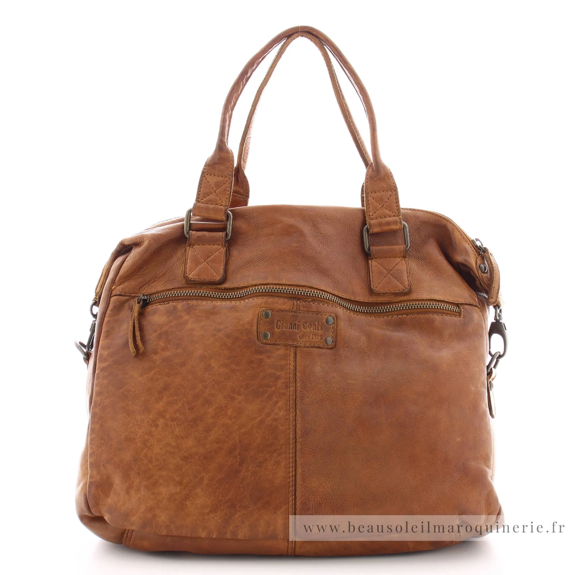 Sac Porté Epaule Gianni Conti Multipoche Cuir 4203397