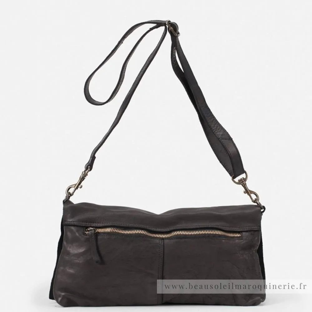 Sac Porté Travers Rabat Biba Boston Cuir Vintage BT5