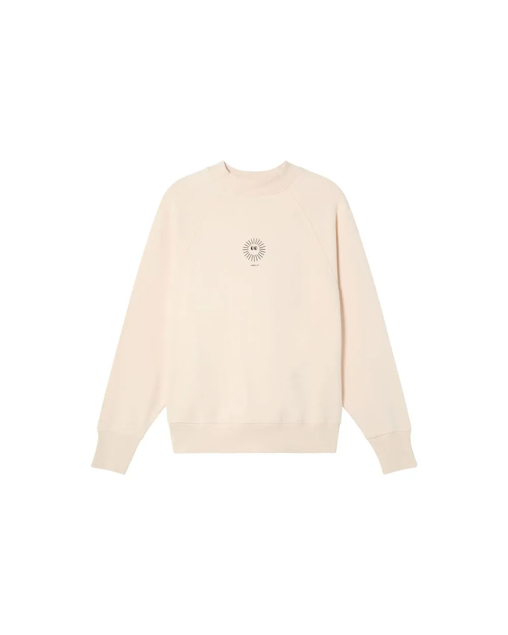 Sweat en coton bio | blanc "soleil white fantine sweatshirt" femme