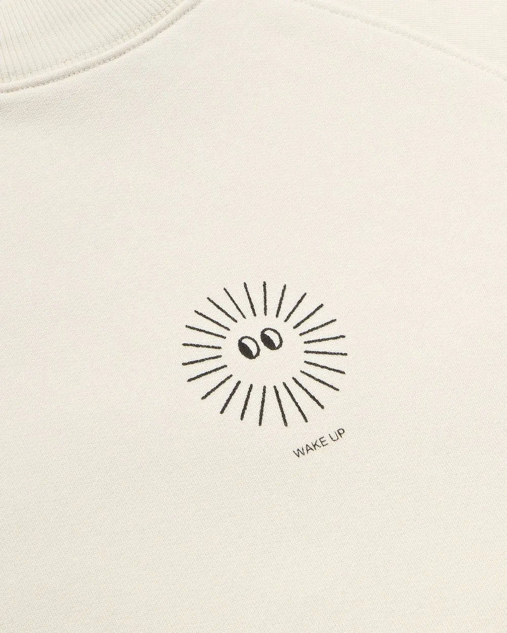 Sweat en coton bio | blanc "soleil white fantine sweatshirt" femme