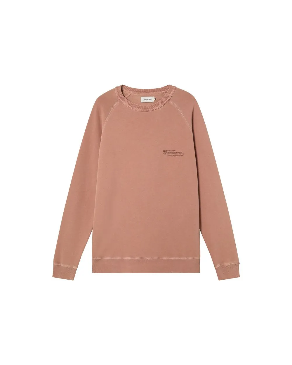 Sweat en coton bio | rose "rubia cardifolia ftp sweatshirt red" homme