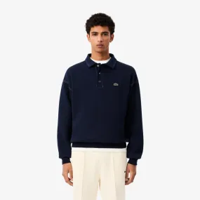 Sweatshirt col polo loose fit