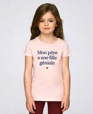 Sweatshirt enfant Mon père a une fille géniale