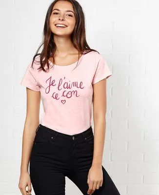 Sweatshirt femme Je l'aime ce con