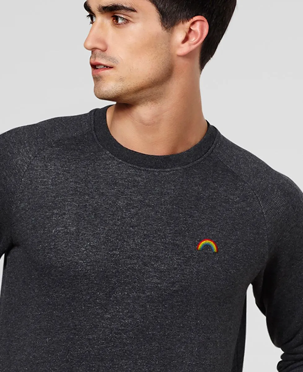 Sweatshirt homme Arc en ciel (brodé)