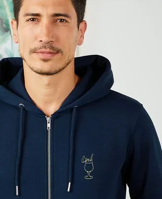 Sweatshirt homme Cocktail piña colada (brodé)