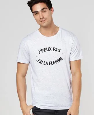 Sweatshirt homme J'peux pas j'ai la flemme