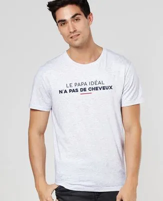 Sweatshirt homme Le papa idéal n'a pas de cheveux