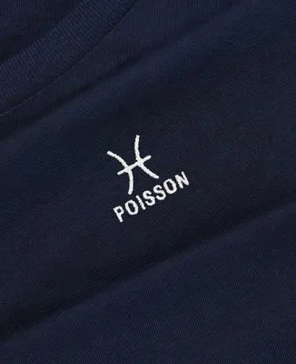 Sweatshirt homme Poisson signe astrologique (brodé)