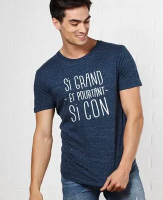 Sweatshirt homme Si grand et pourtant si con