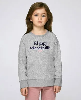 Sweatshirt homme Tel papy telle petite-fille