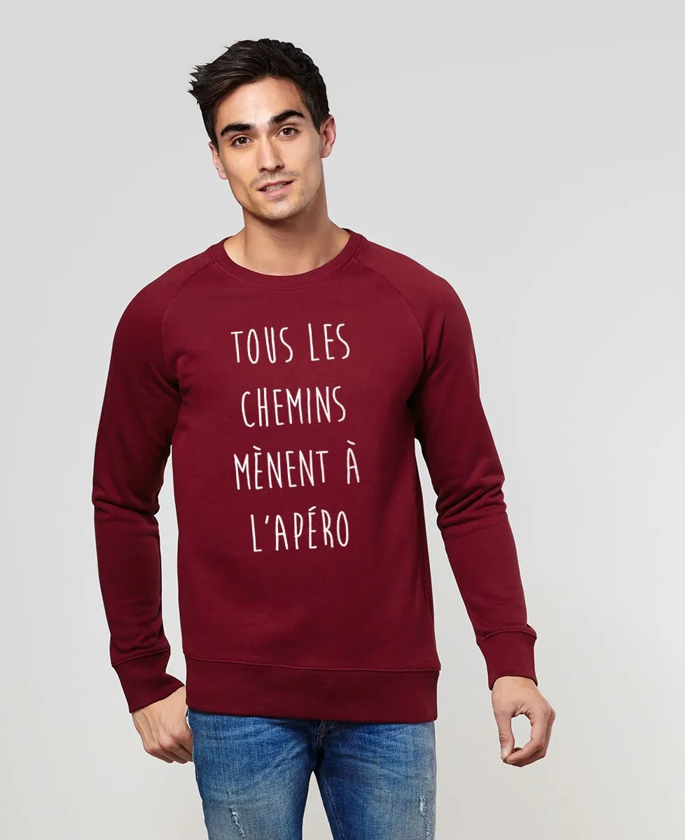 Sweatshirt homme Tous les chemins