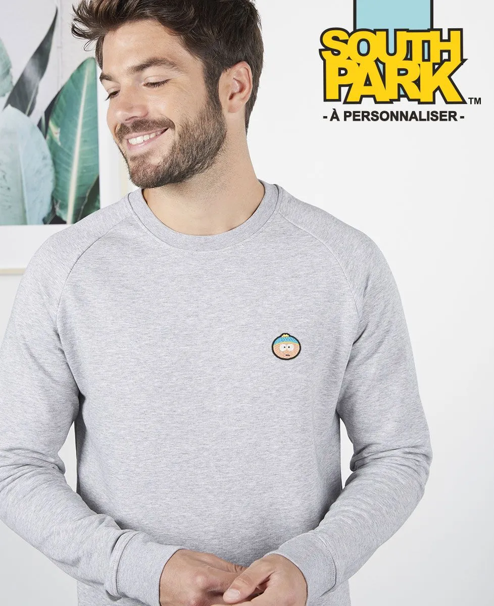 Sweatshirt homme Tête brodée personnalisée (South Park)