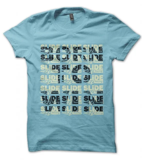 T-shirt Born To Win, Slide Racing