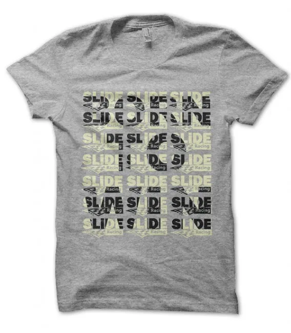 T-shirt Born To Win, Slide Racing