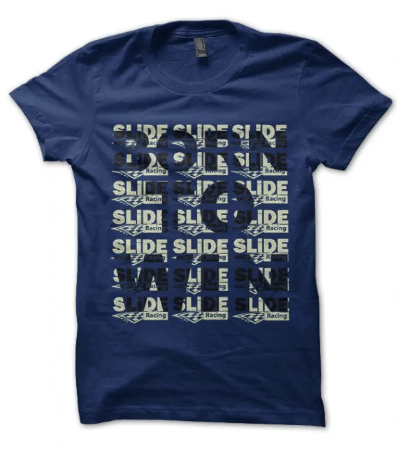 T-shirt Born To Win, Slide Racing