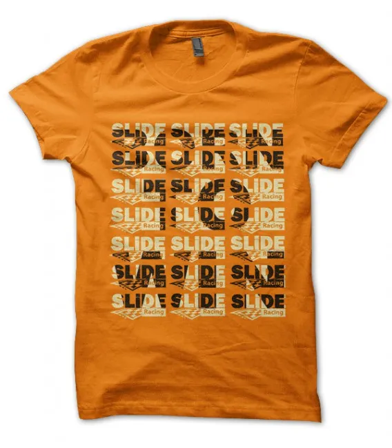 T-shirt Born To Win, Slide Racing