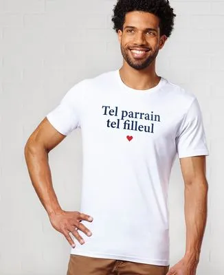 T-Shirt bébé Tel parrain tel filleul