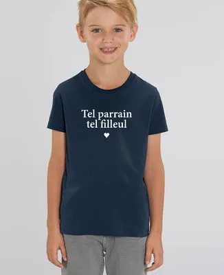 T-Shirt bébé Tel parrain tel filleul