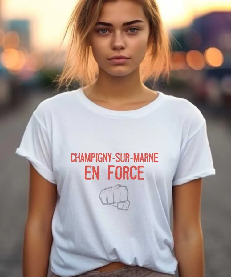 T-Shirt Champigny-sur-Marne en force