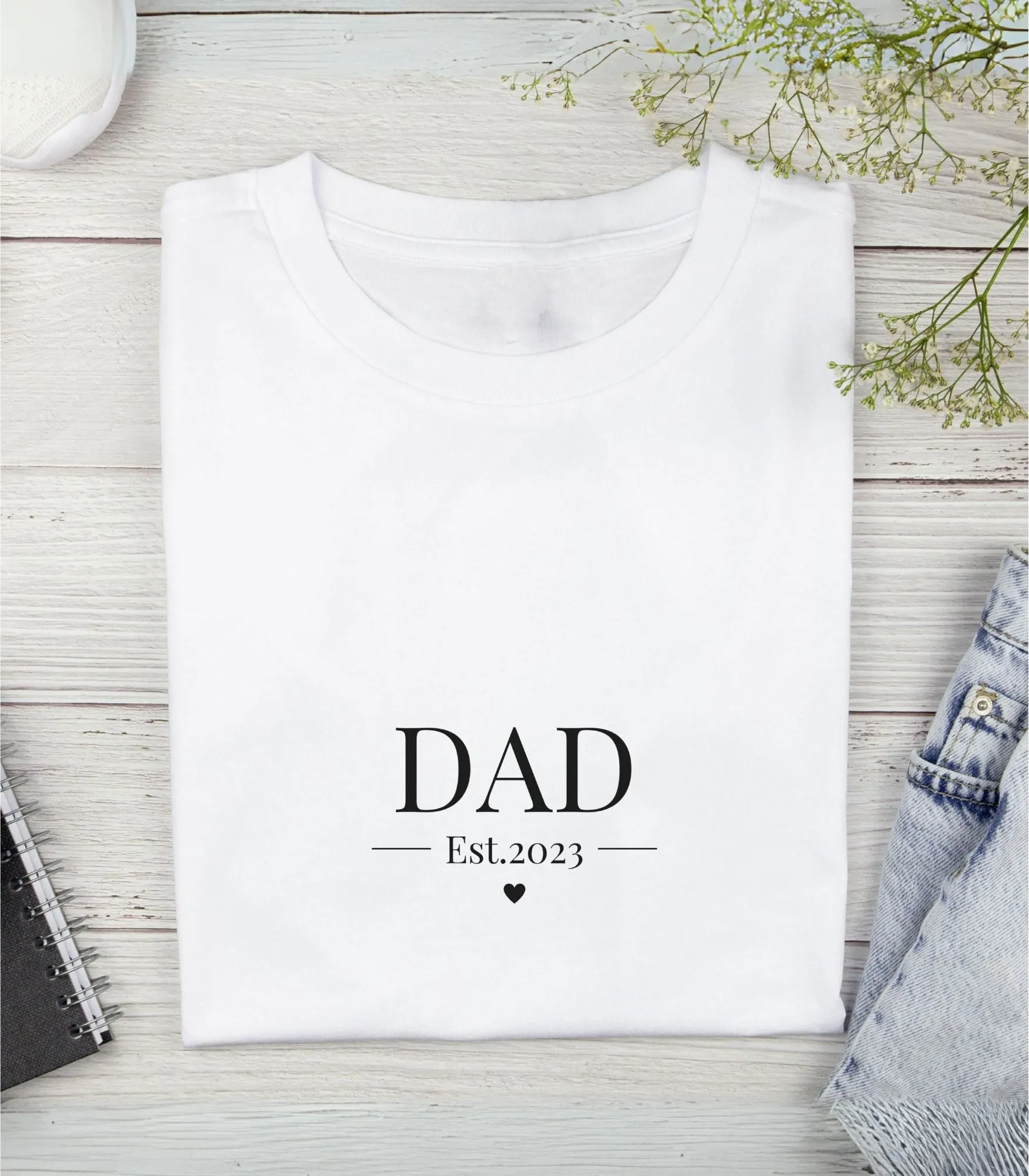 T-shirt Dad Date - L'Atelier Textile