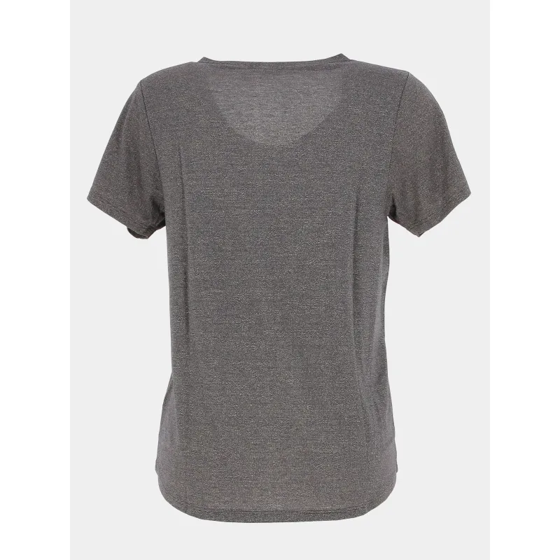 T-shirt glowy gris femme - Deeluxe | wimod