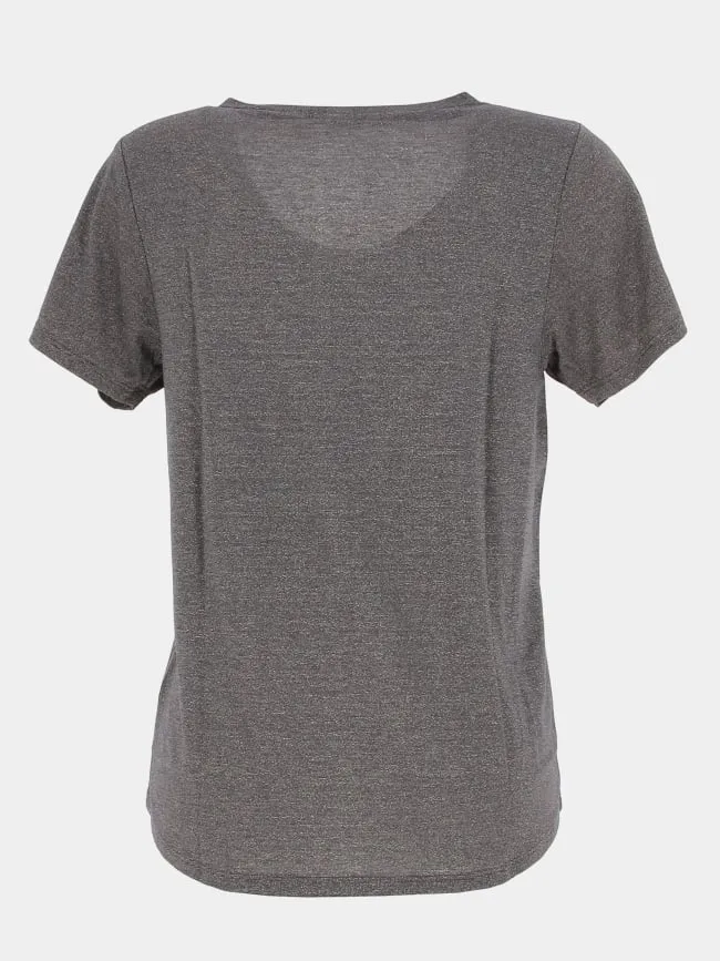 T-shirt glowy gris femme - Deeluxe | wimod