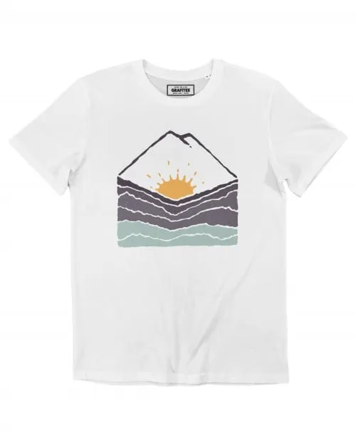 T-shirt Good Morning - Illustration Lever de Soleil | Grafitee