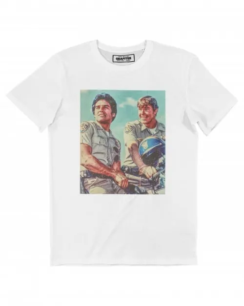 T-shirt Jon + Ponch - Série TV CHIPs | Grafitee