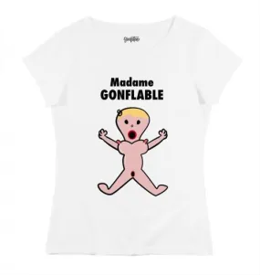 T-shirt Madame Gonflable - Monsieur Madame | Grafitee