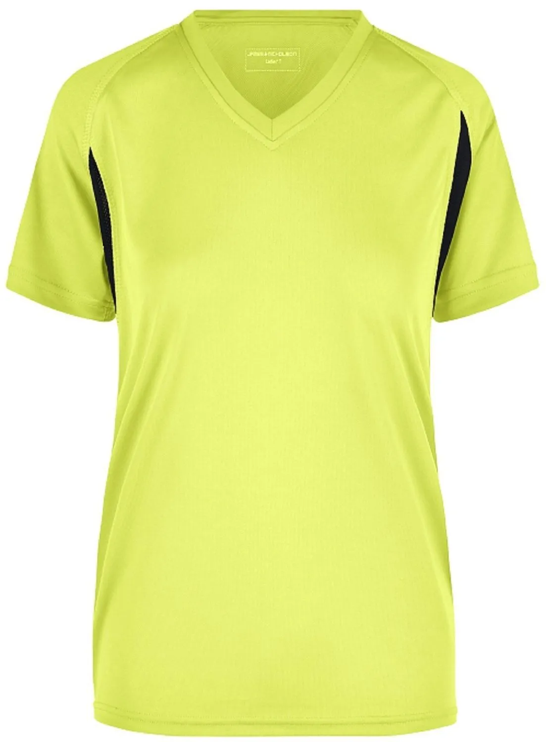 t-shirt running respirant JN316 - jaune fluo - FEMME 