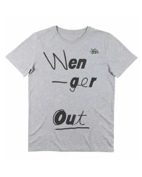 T-shirt Wenger Enough - Tee-shirt Humour Arsène Wenger | Grafitee